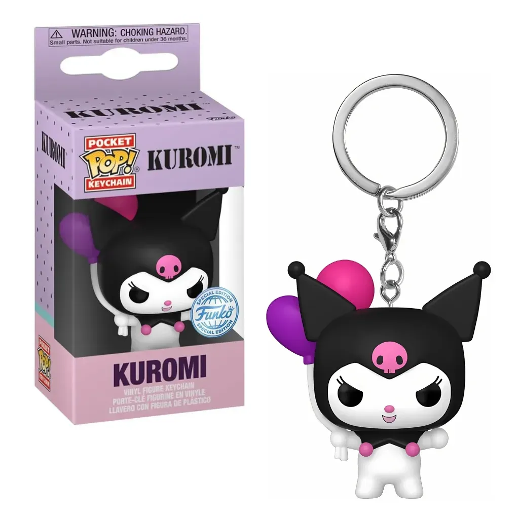 privjesak funko pocket pop!: hello kitty – kuromi - slika 3