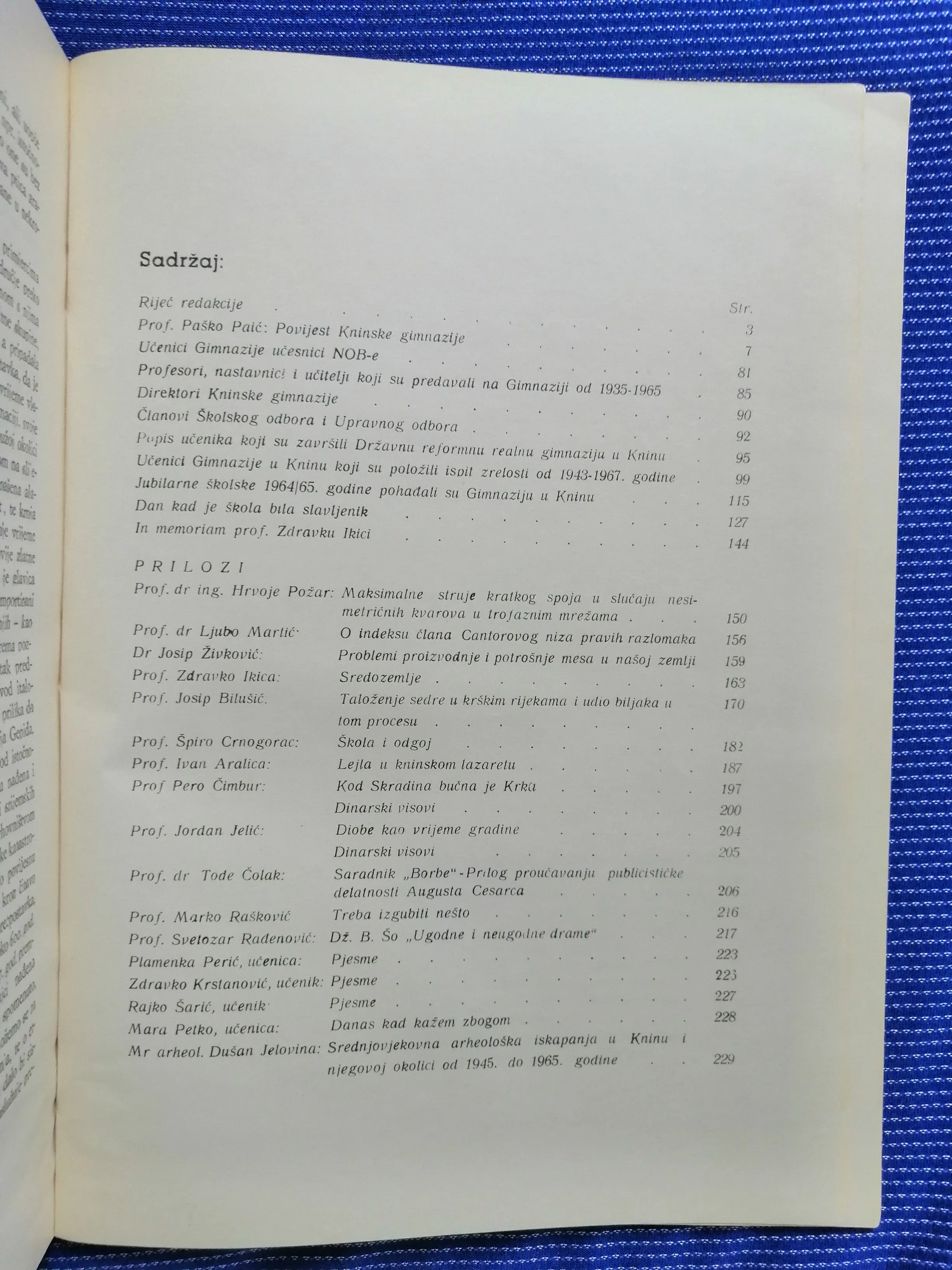 gimnazija u kninu 1935–1965 : almanah - slika 5