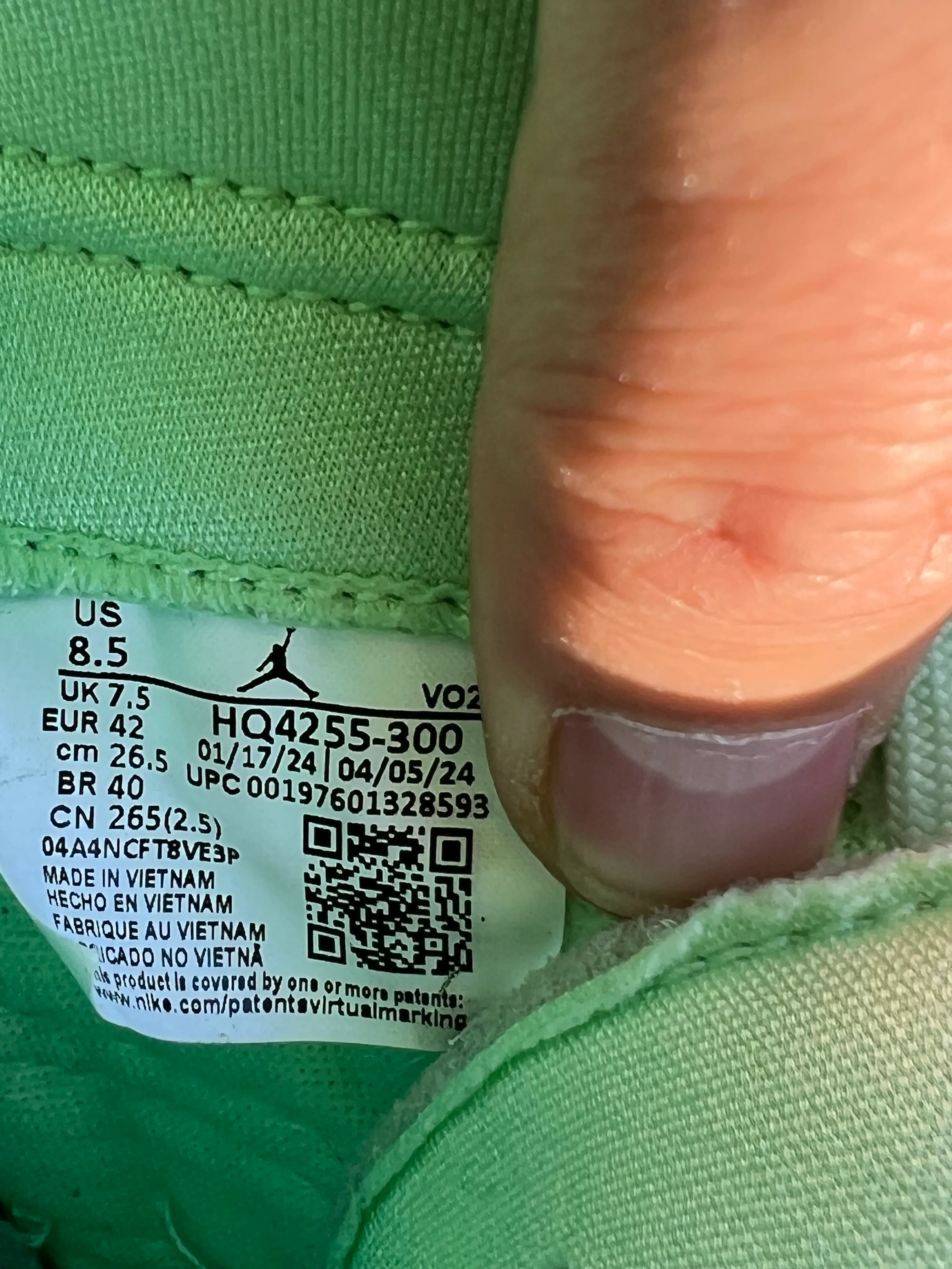 jordan luka 3 vapor green tenisice 42 - slika 3