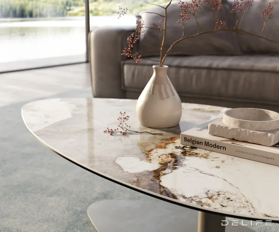 klub stolić edge 140x76cm, materijal: keramika minas melange - slika 5