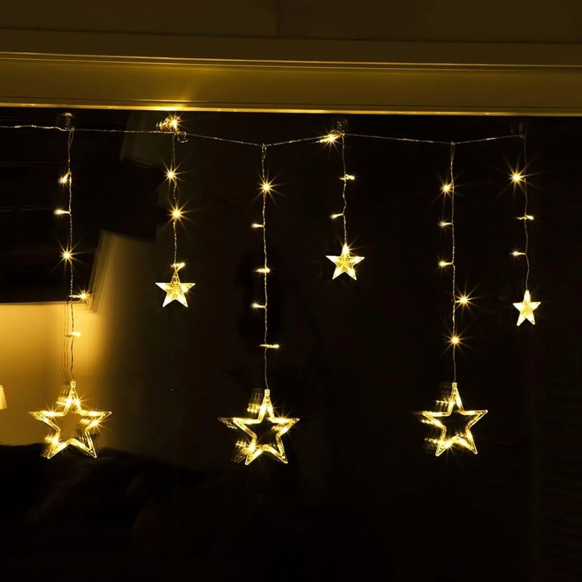 led svjetlosna zavjesa sa 50 zvjezdica - slika 6