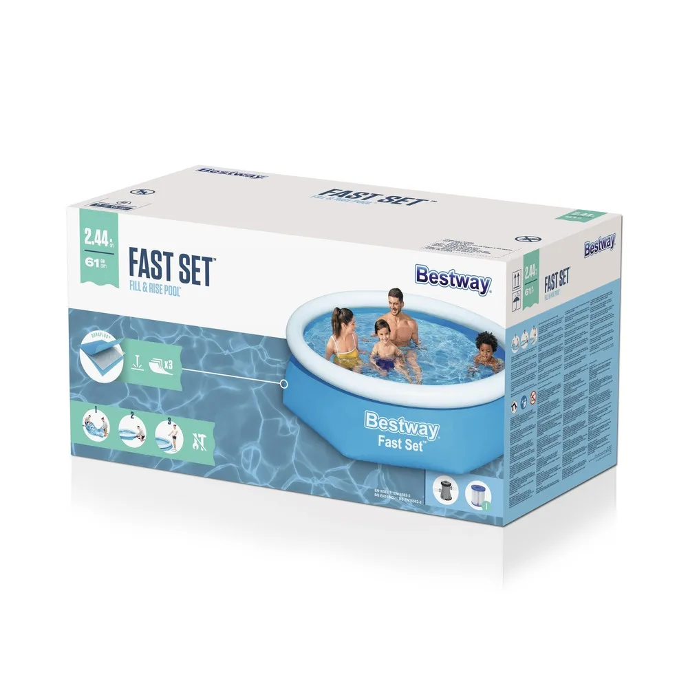 ekspanzijski bazen 244 x 61 cm bestway 57450 - slika 7