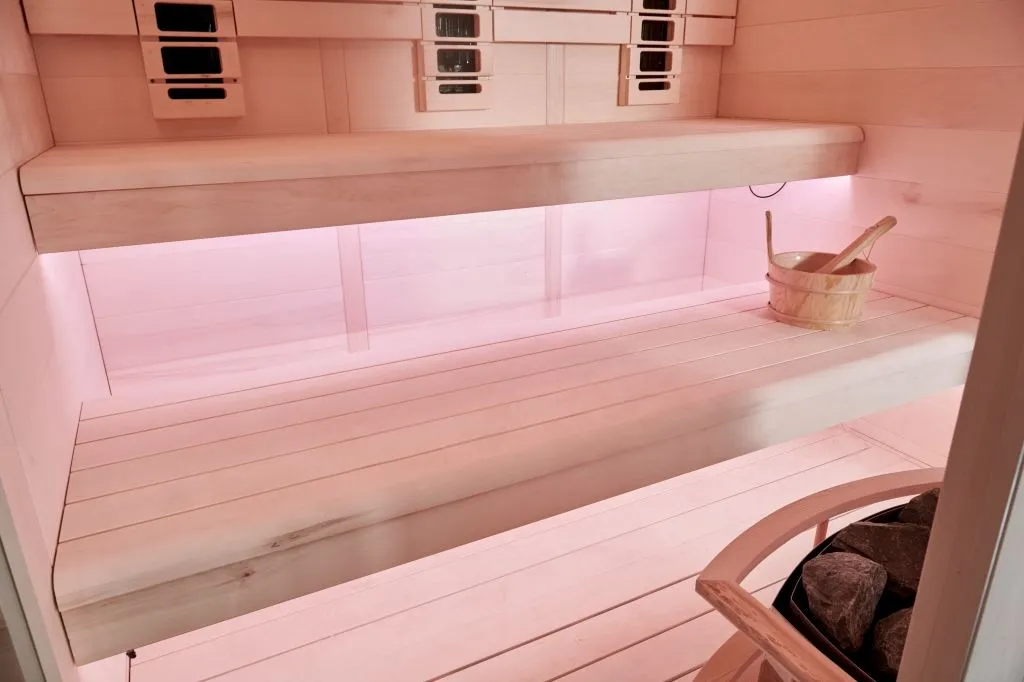 kombinirana sauna – 210 x 180 x 210 – elite – aspen - slika 7