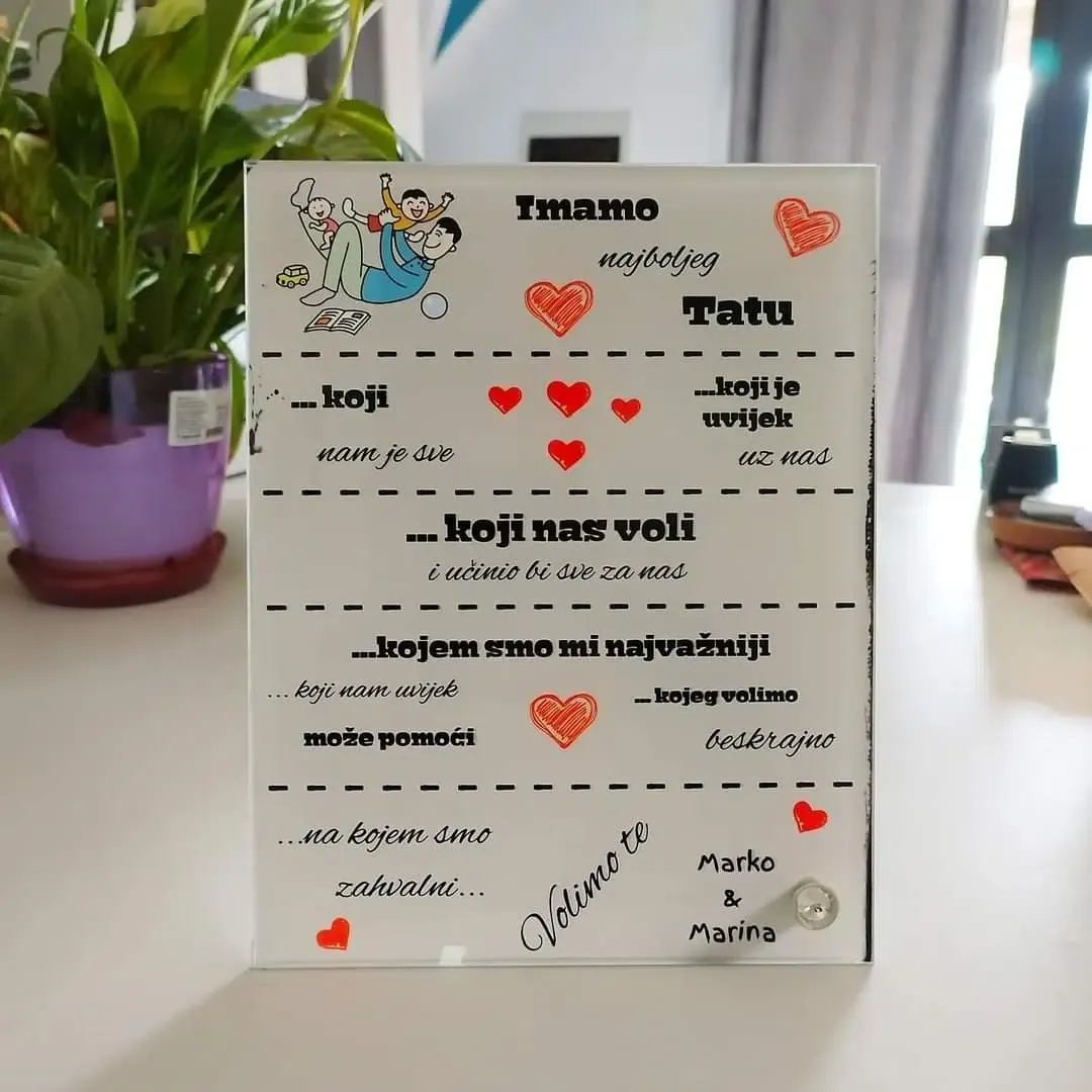 Personalizirano foto staklo - Otočac
