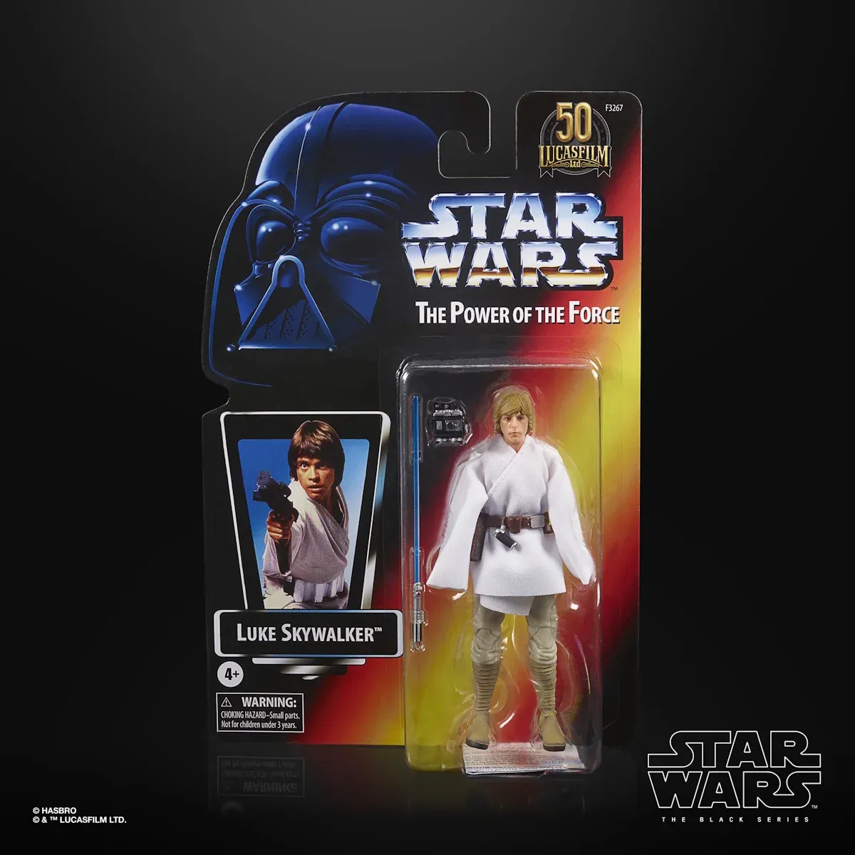 star wars: the power of the force – luke skywalker figura, 15cm - slika 4