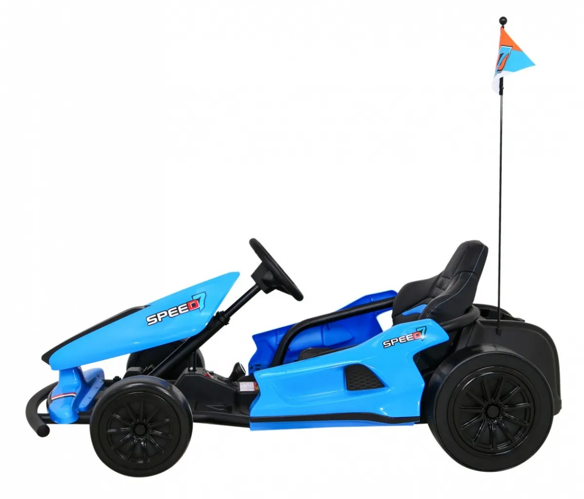 go-kart na akumulator speed 7 drift king - plavi - slika 3
