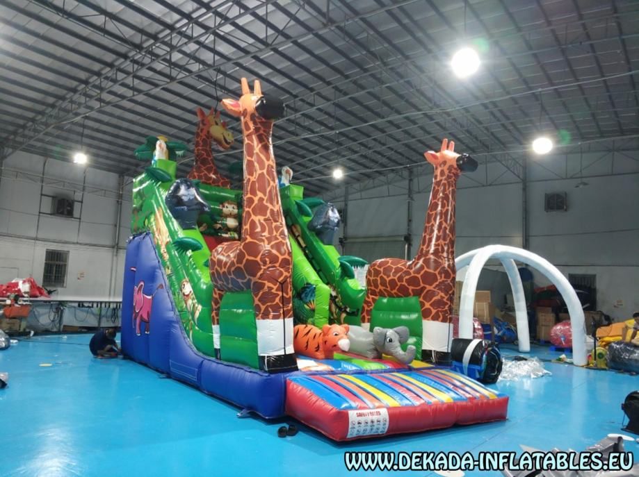 safari park - tobogan na napuhavanje - slika 5