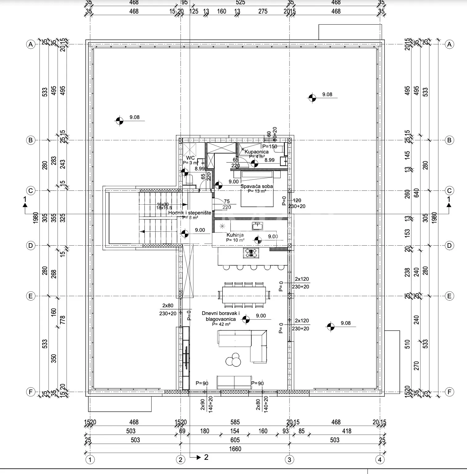 samobor- novogradnja - ii i iii kat - s1-dvoetažni stan - 173 m2 - slika 10