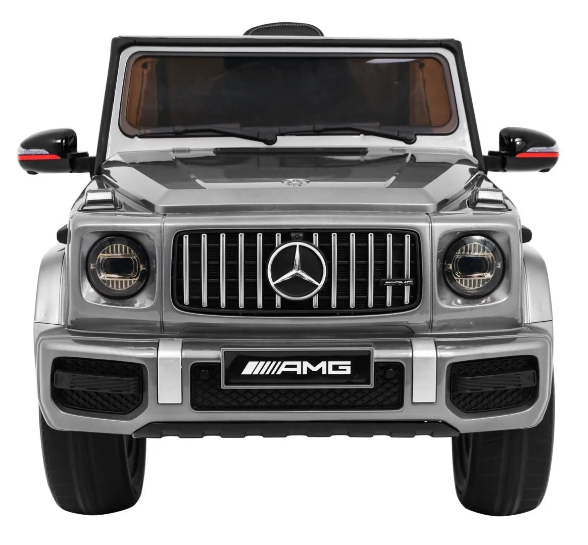 licencirani auto na akumultor mercedes g63 - sivi/lakirani - slika 2