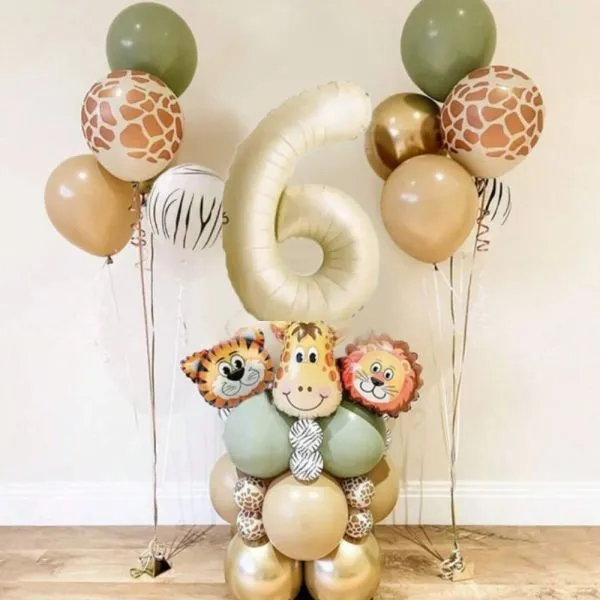 luk od 25 balona - safari jungle - uz odabir brojeva od 1 do 9 - slika 10