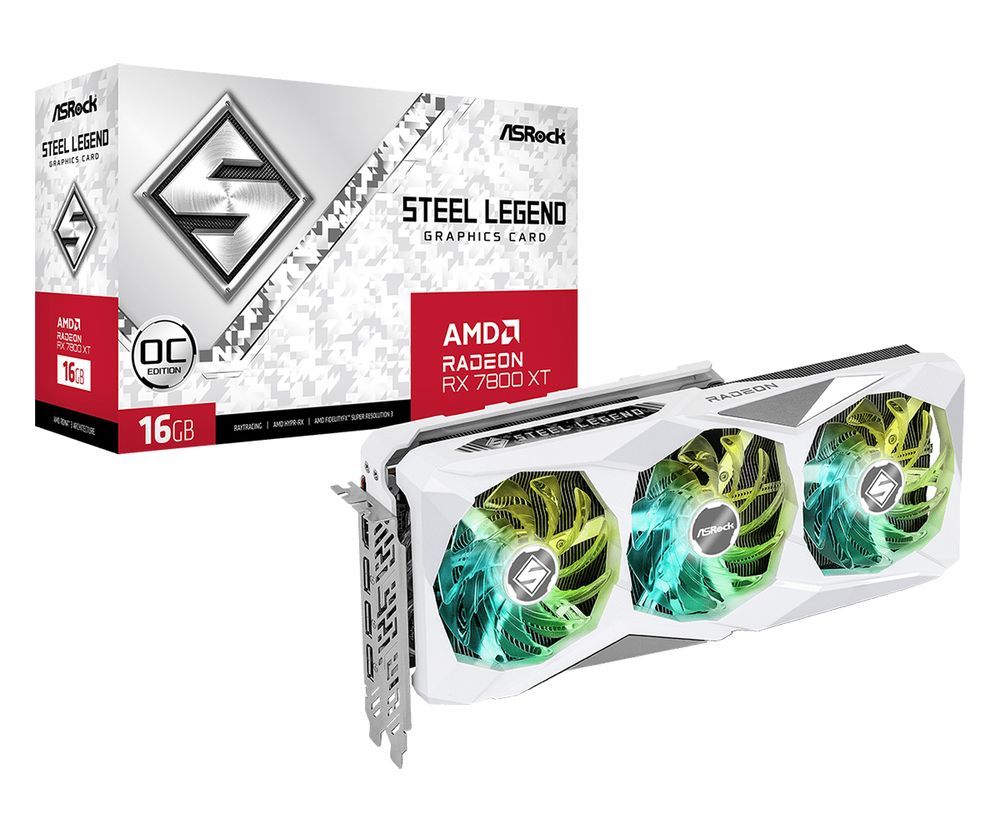 Grafička kartica ASROCK Radeon RX7800XT Steel Legend 16G OC - Brezje, Sveta Nedelja