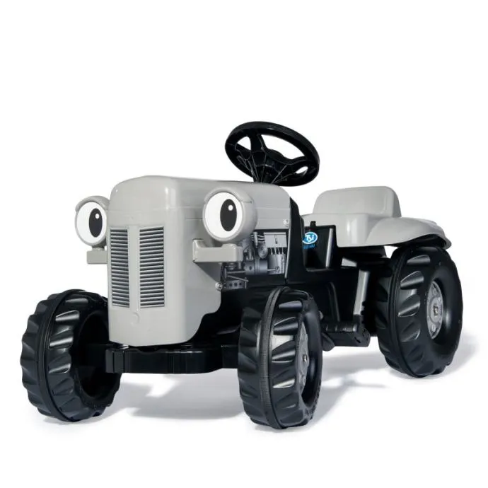 rolly toys traktor na pedale little grey fergie sivi s prikolicom - slika 4