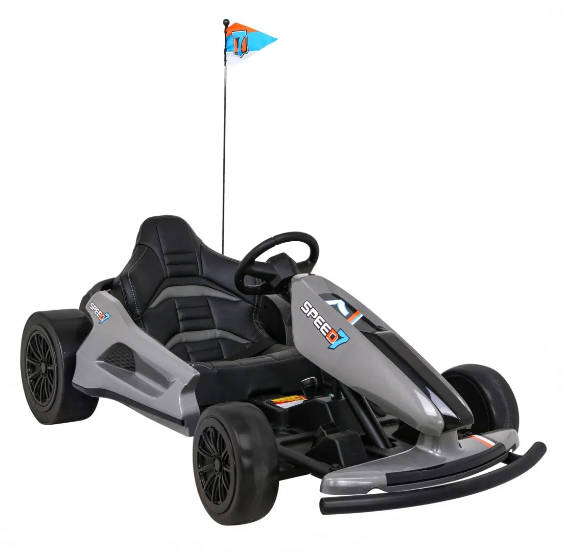 go-kart na akumulator speed 7 drift king - sivi - slika 5