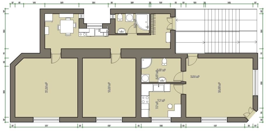 poslovni prostor: osijek, centar, uredski, 99.57 m2, 1.kat - slika 18
