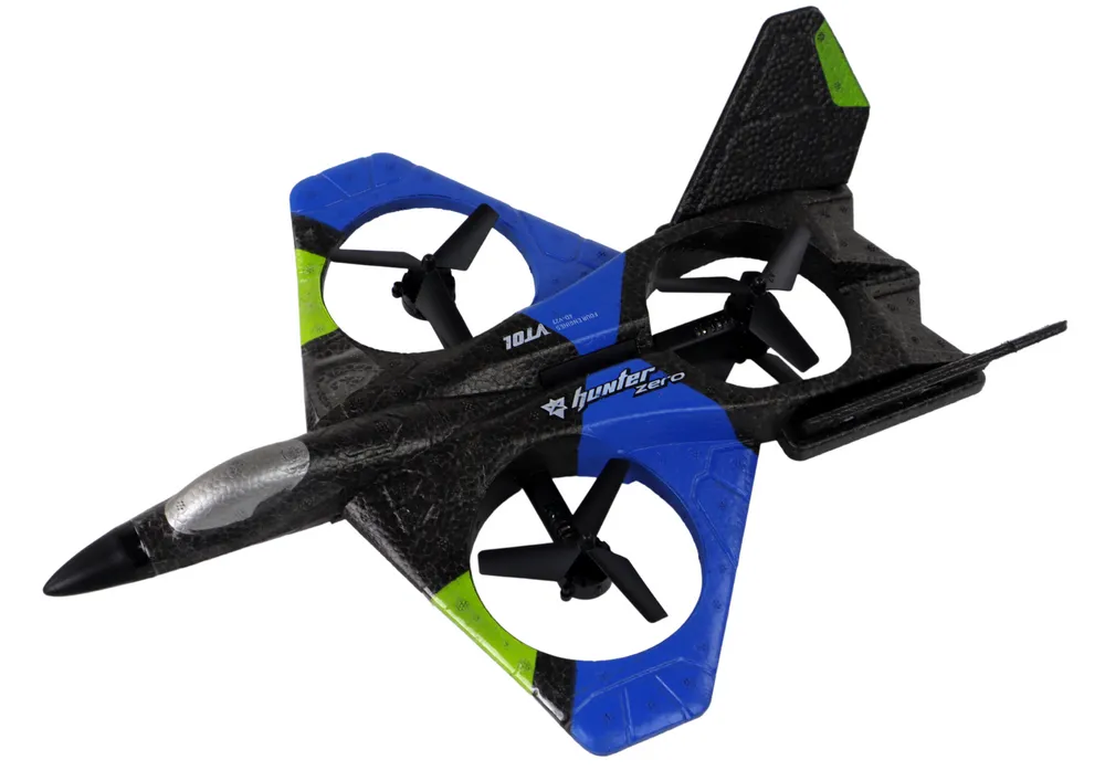 airplane fighter r/c large blue - slika 2