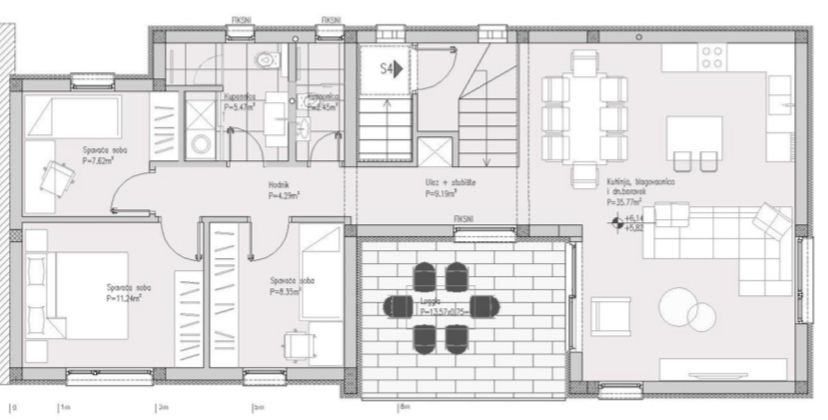 brodarica, stan 3 - soban, 98,10m2, novogradnja - slika 8