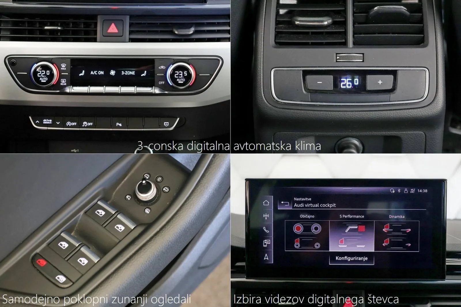 audi a4 avant 35tdi s-tronic s-line full led virtual dab kamera - slika 14