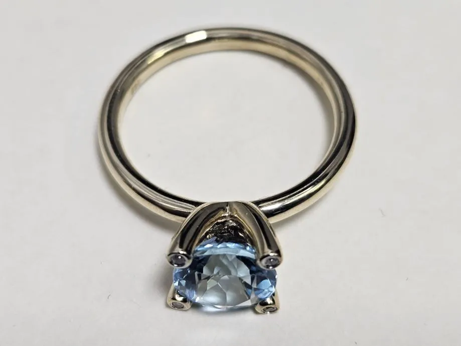 zlatni prsten 14k 3.60g / r1, rate ! - slika 3