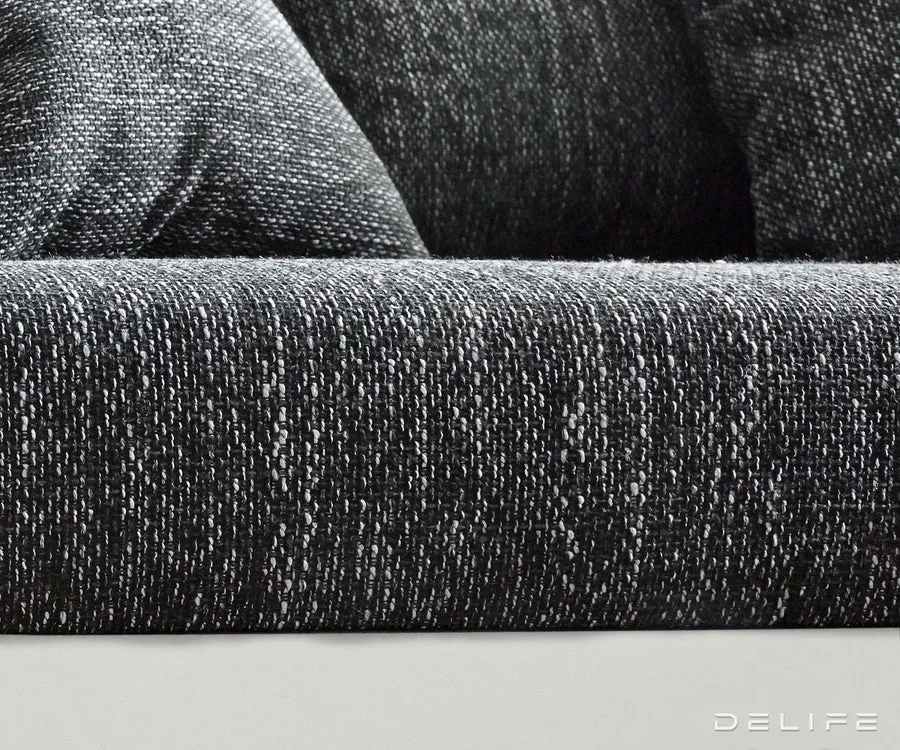kutna garnitura clovis 215x185cm, materijal: strukturirana tkanina - slika 5