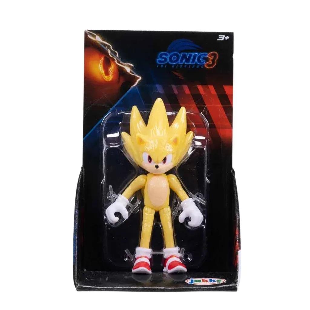 sonic the hedgehog 3 – super sonic figurica, 6cm - slika 3