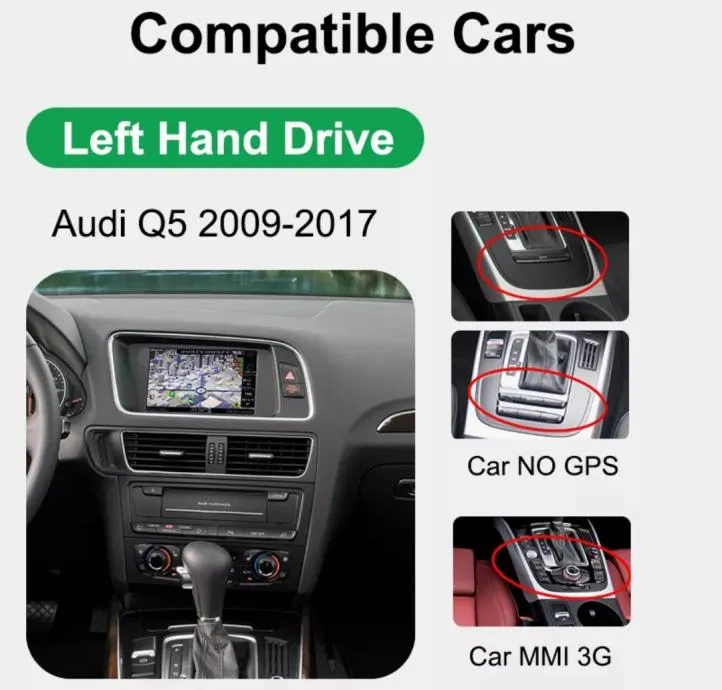 audi q5 2009-2017 original radio multimedija navigacija gps parking - slika 3