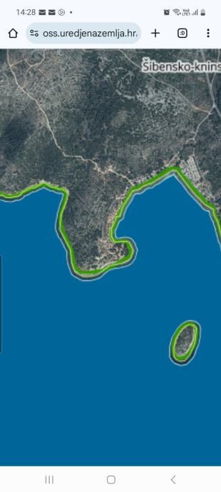 !!Zemljište uz more,Kosirina,603m2!! - Murter, Murter-Kornati