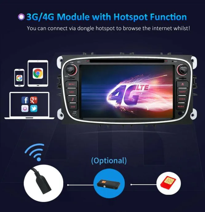 FORD GPS navigacija ORIGINAL 2din radio - Čakovec