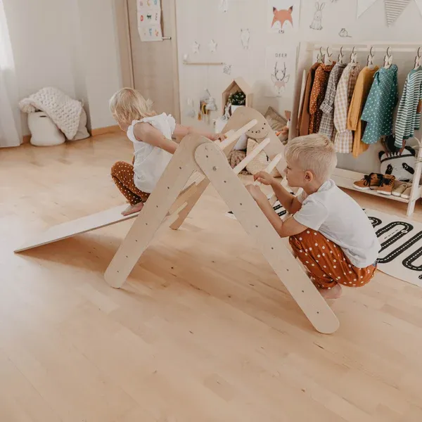 montessori trokut za penjanje s rampom - slika 3