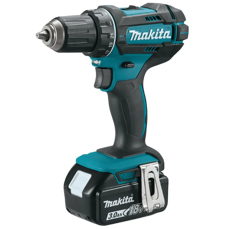 makita aku bušilica - odvijač ddf482rfj li-ion 2x18v, 3,0 ah, 13 mm - slika 4