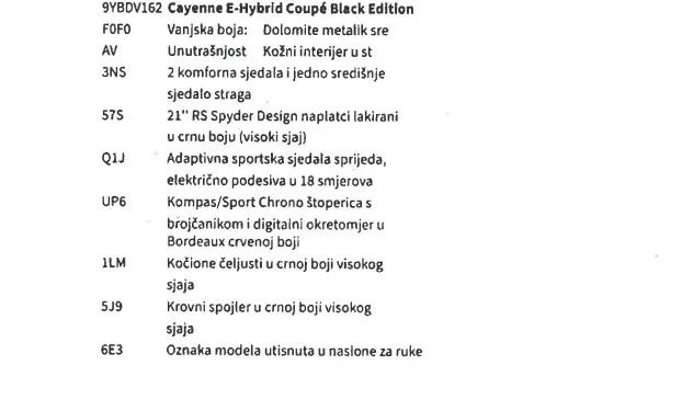 13500 porsche cayenne e-hybrid coupé black edition - slika 20