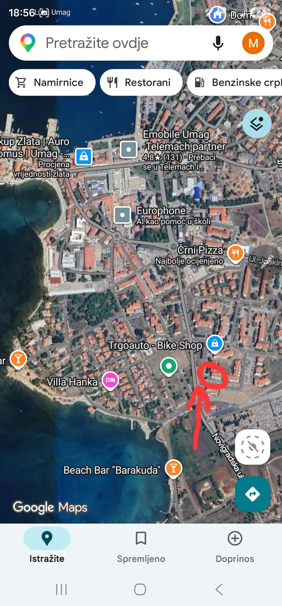 umag, nadomak centara , moela , blizina mora i plaže - slika 12