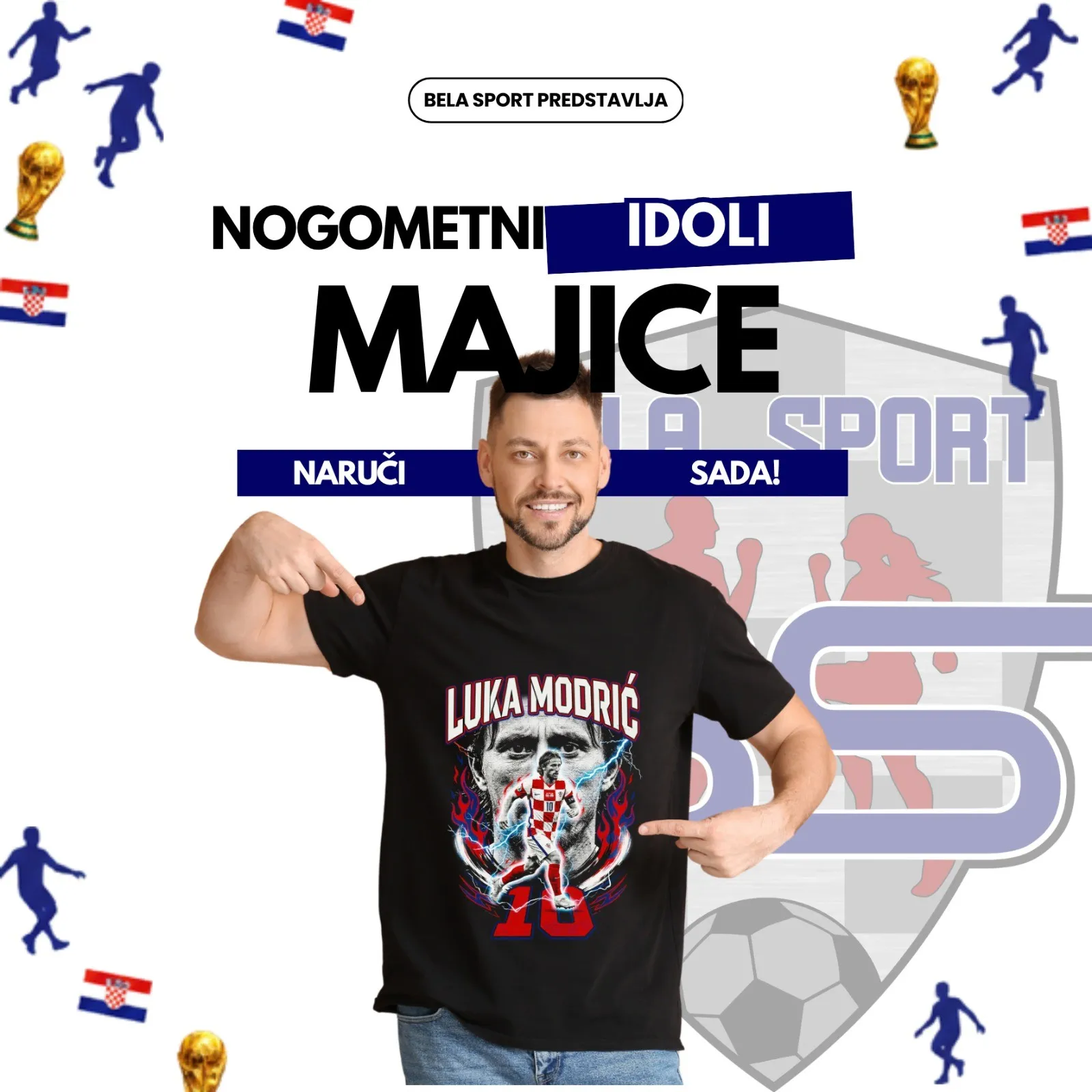 majica luka modrić - slika 1