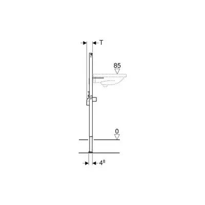 geberit duofix basic za umivaonik - slika 2
