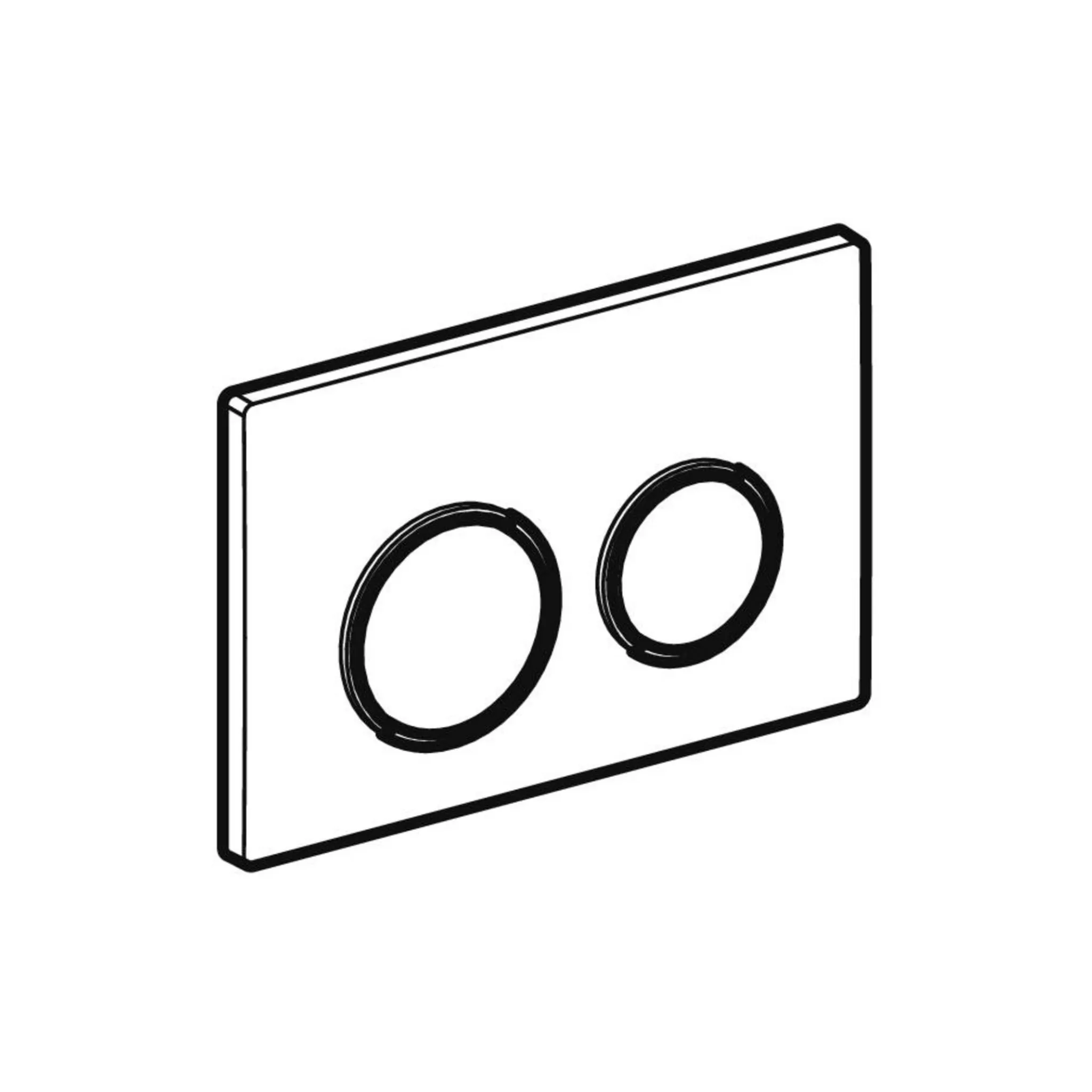 geberit tipka omega20 bij/krom/bij - slika 3