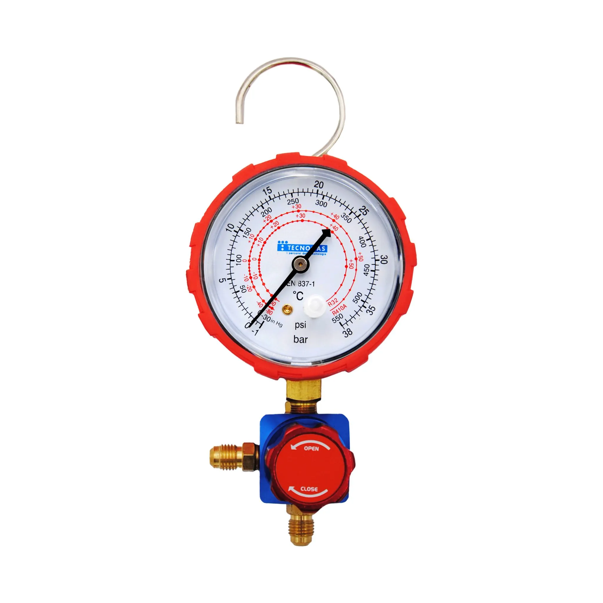 CROVERG TG Manometar freonski R410A, R32 - 1/4" - kocka kućište