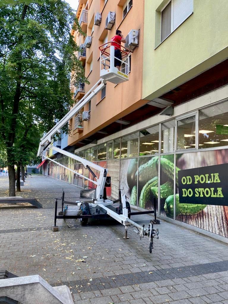 auto košara / korpa za rad na visini / platforma - najam - slika 4