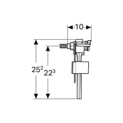 geberit ulj. ventil tip 333 - slika 2