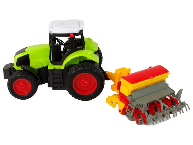 agricultural vehicle tractor with baler r/c 1:16 green - slika 5