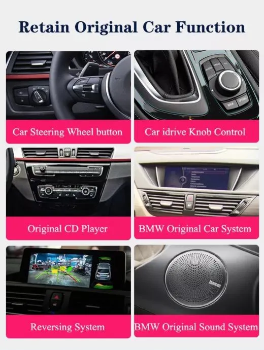 bmw f10 f11 2011-2017 original android multimedija navigacija parking - slika 6