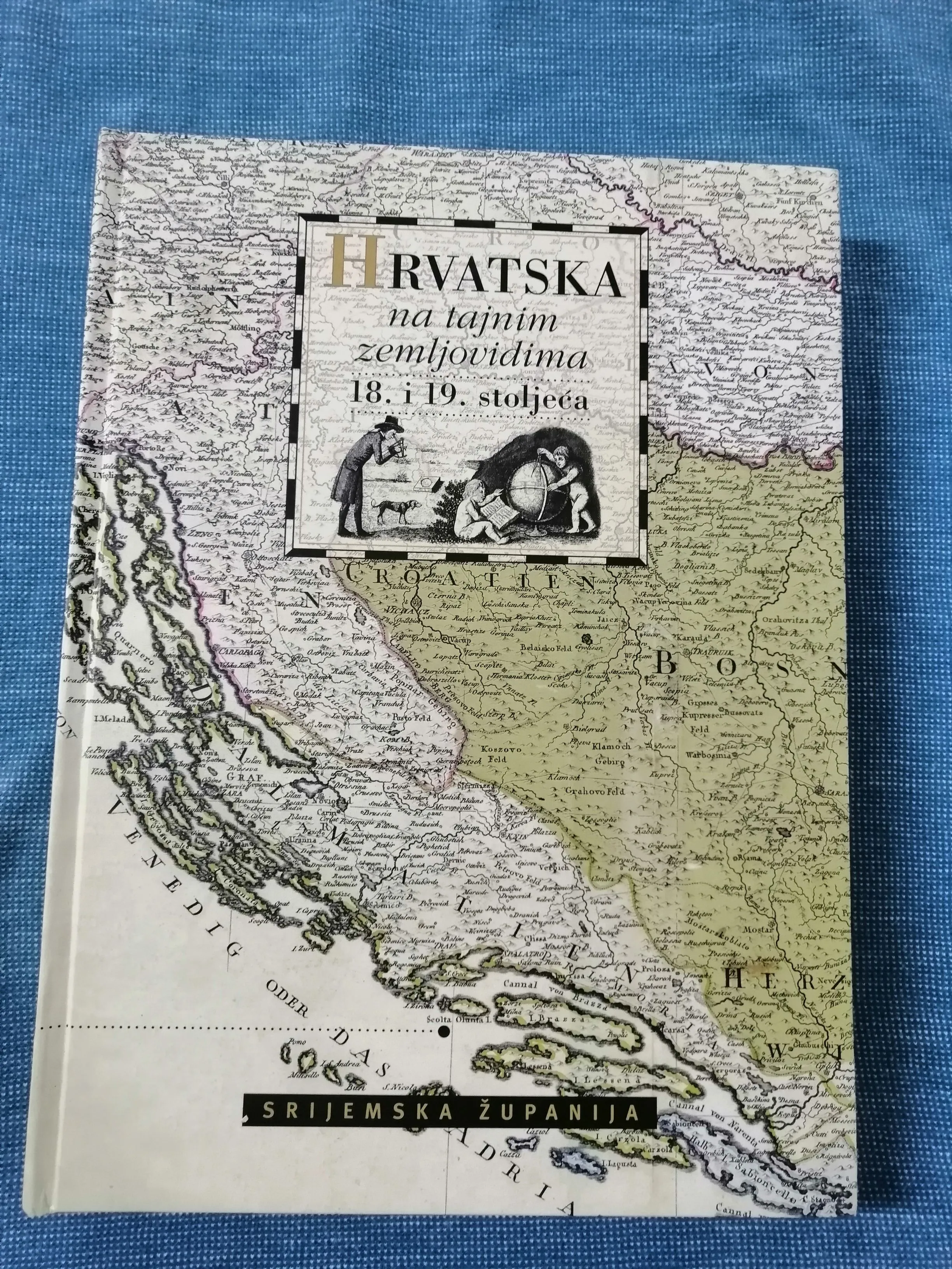 Hrvatska na tajnim zemljovidima 4. Srijemska županija (Z28) - Zagreb