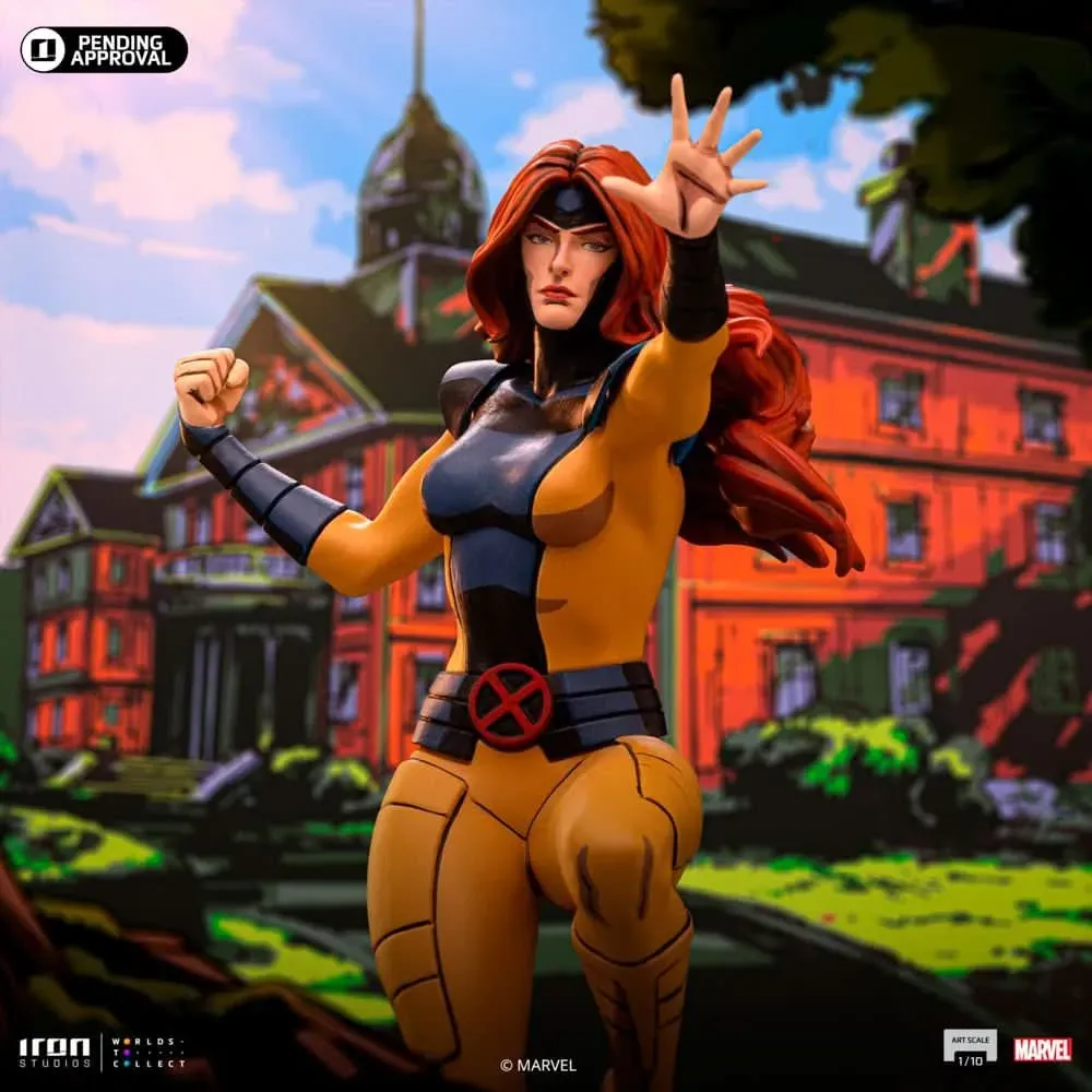 iron studios marvel: x-men ’97 – jean grey figura, 20cm - slika 2
