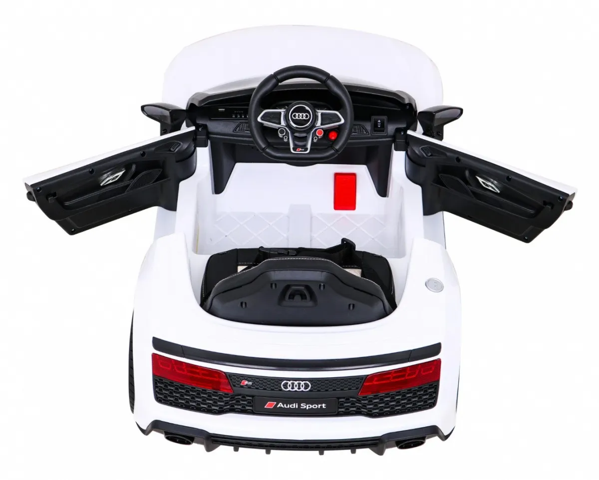 licencirani auto na akumulator audi r8 lift - bijeli - slika 5