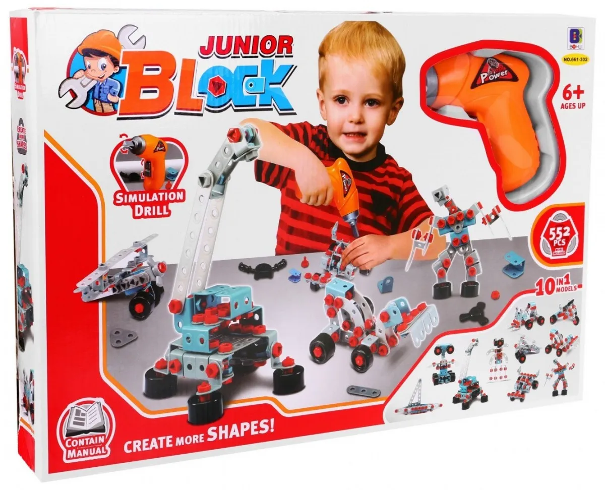 set od 550 elemenata fantastičnih kocki - slika 5