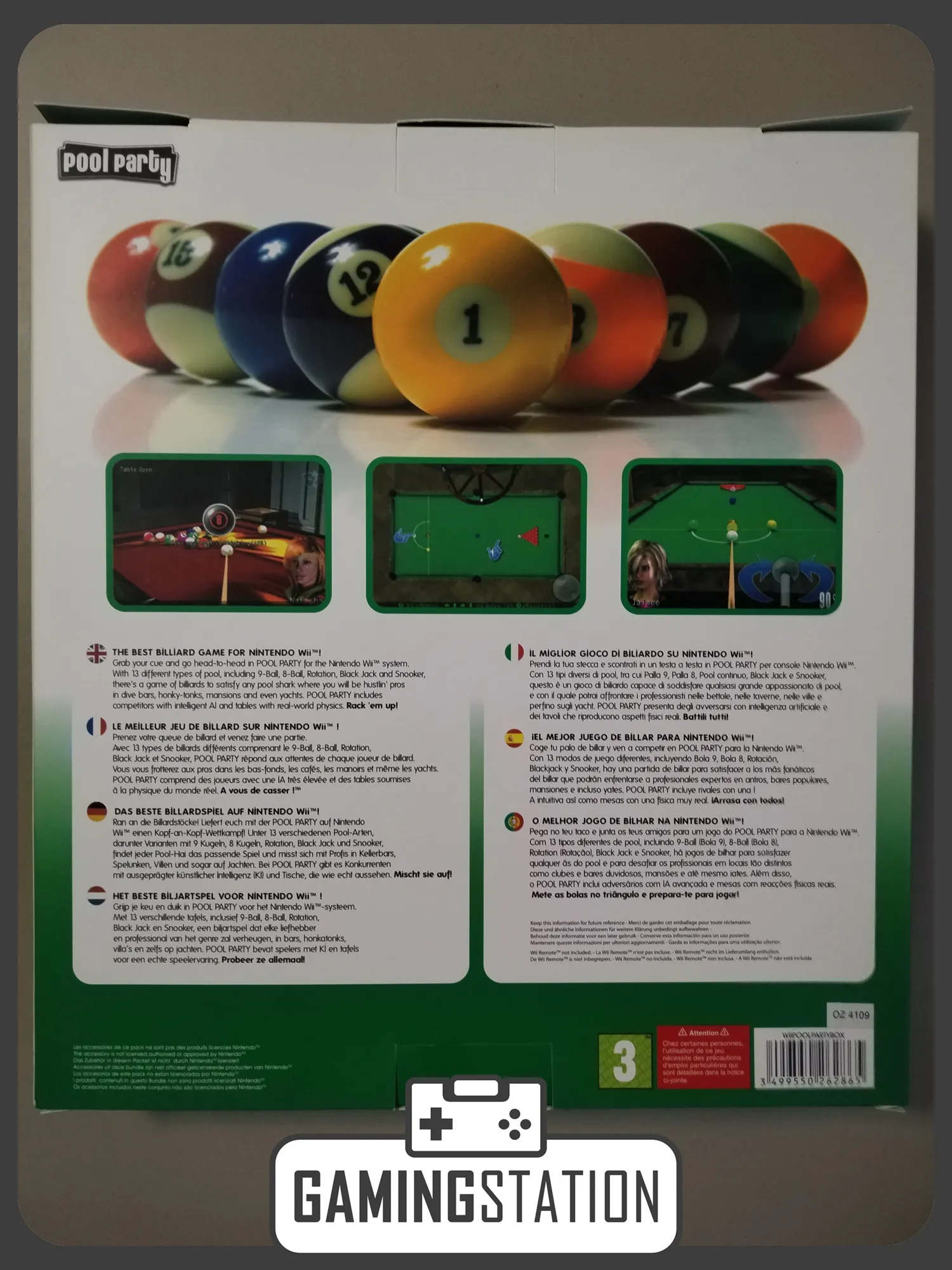 nintendo wii pool party pack - slika 2