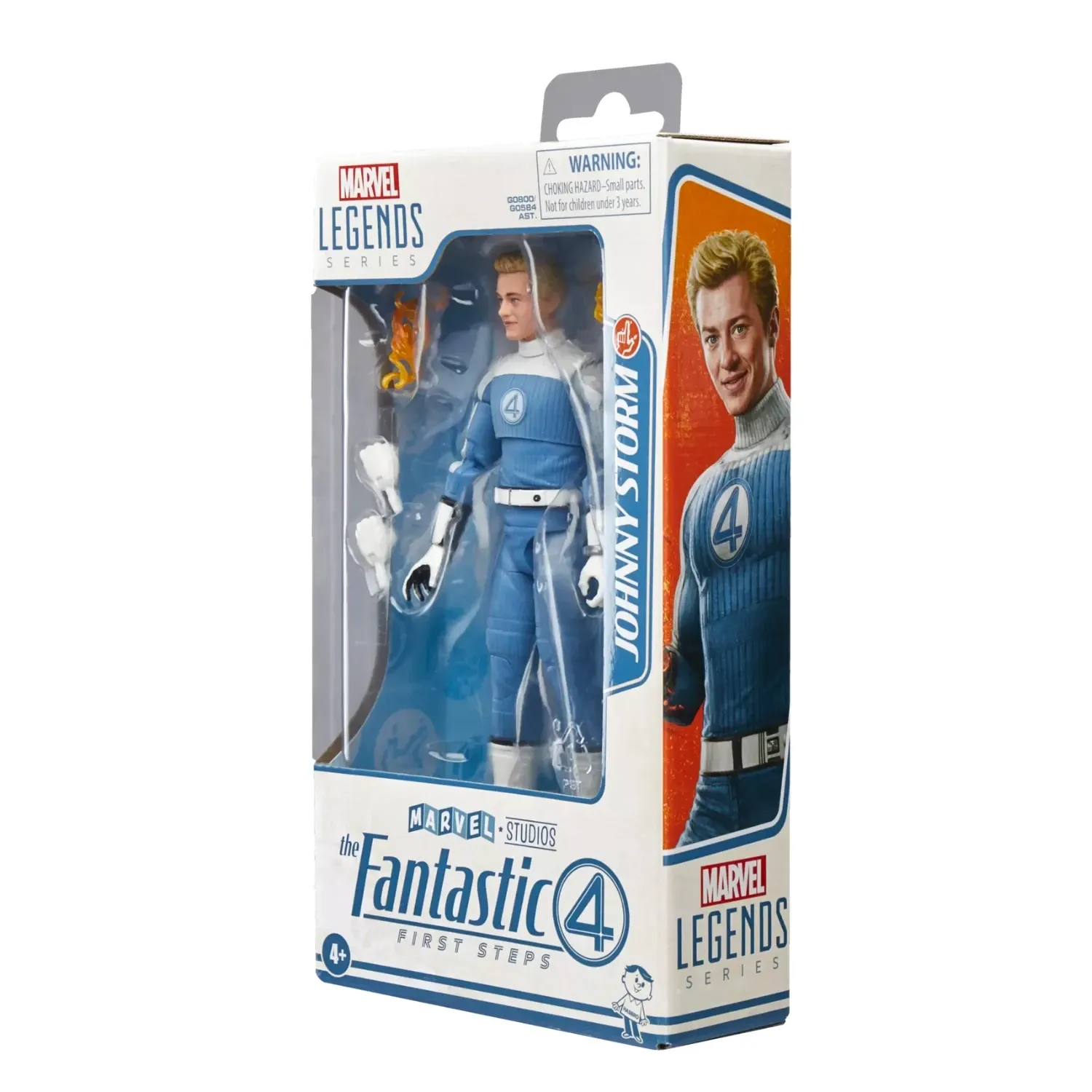 marvel legends series: the fantastic 4 – johnny storm figura, 15cm - slika 10