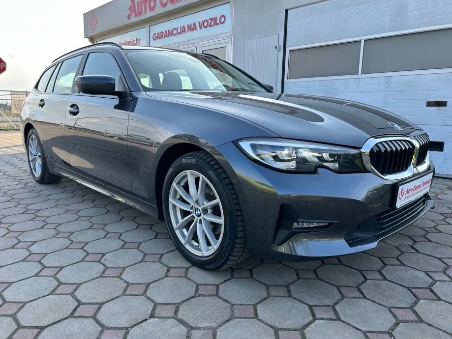 bmw 318d touring 2021.,automatik, reg:27.8.2026.,navi, grij sjed, acc - slika 3