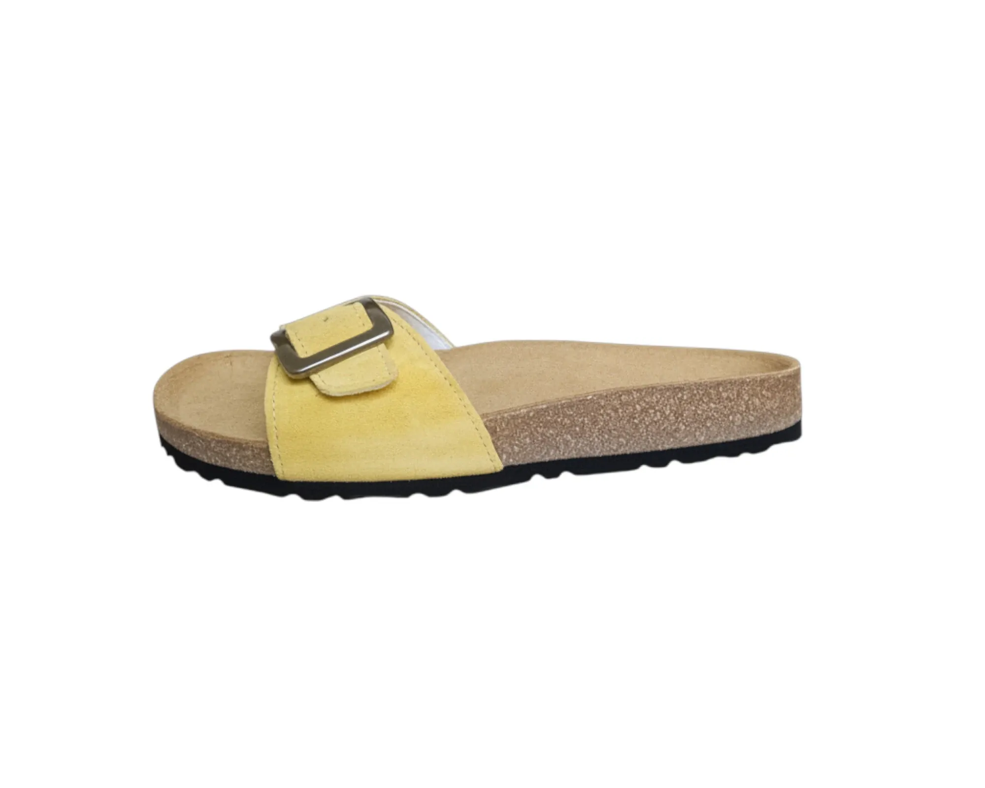 ženske anatomske natikače amber yellow – premium antilop - slika 3