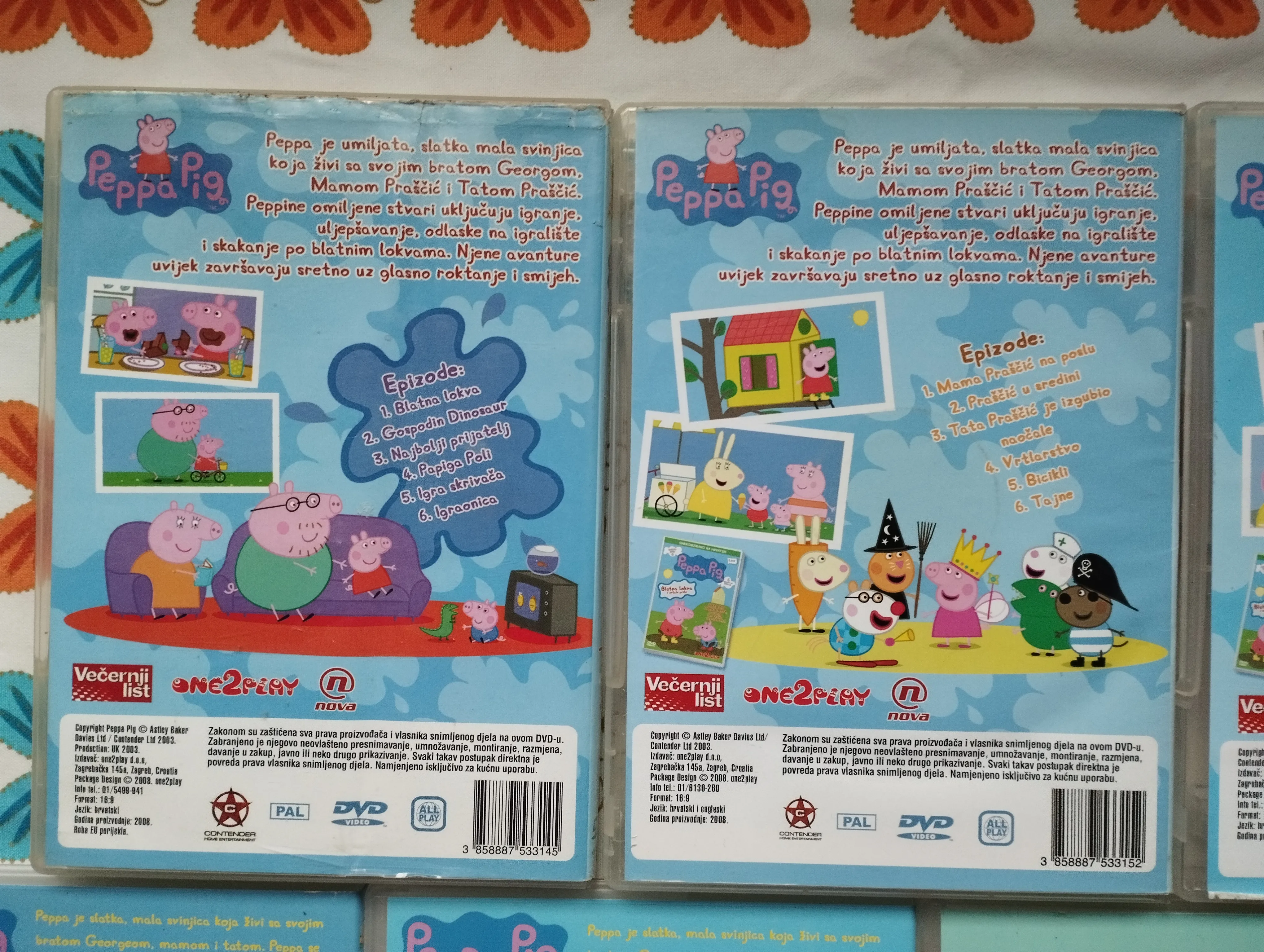 peppa pig dvd - više naslova - slika 3