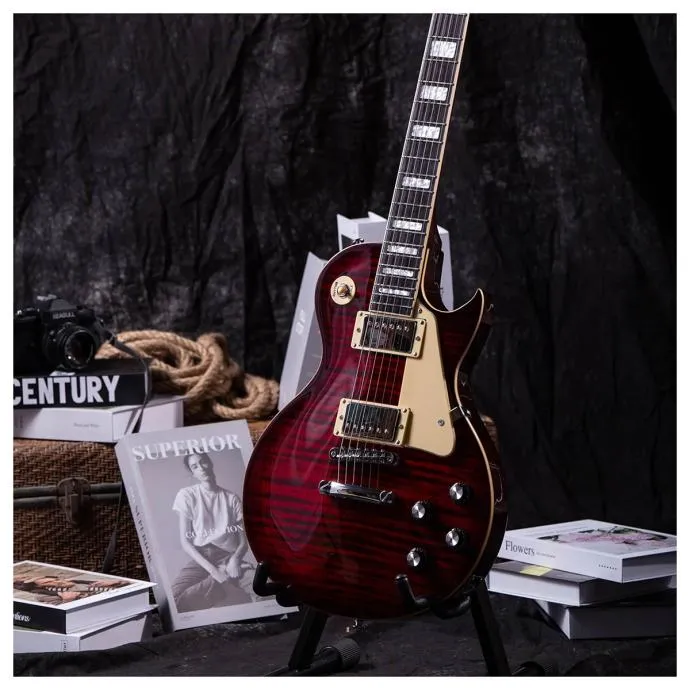 grote gtlp-02 blue, red ili ts električna gitara - slika 8