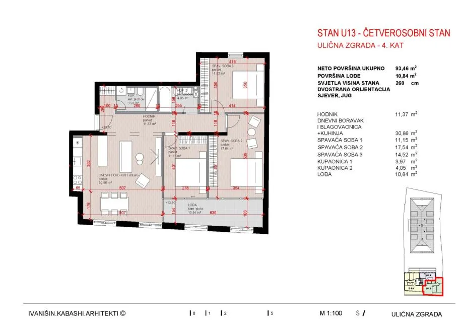 stan: zagreb (lašćina), kvatrić, četverosobni101.00 m2, novogradnja - slika 10